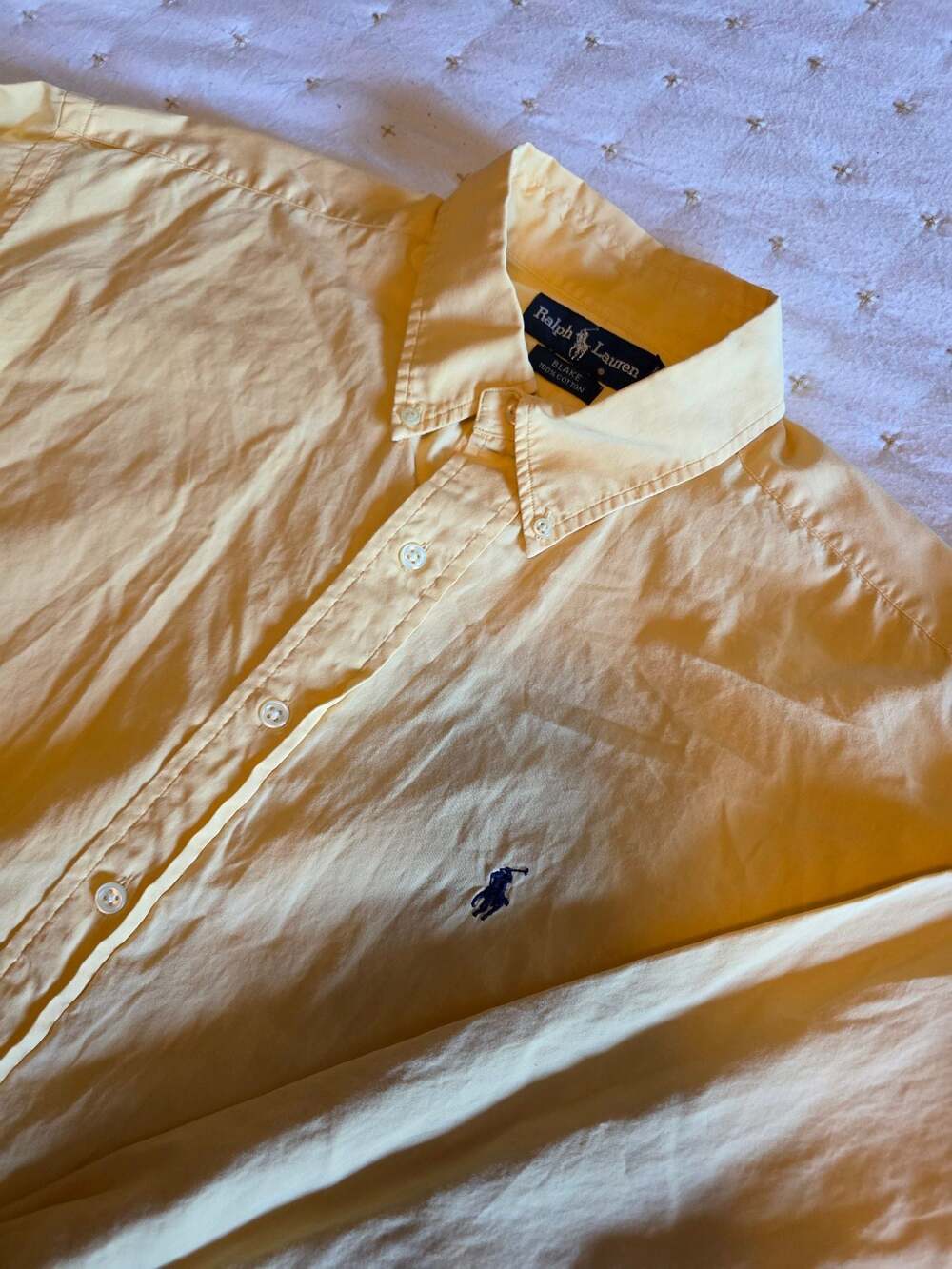 Ralph Lauren Blake‎ Long Sleeve Button-Down Shirt in Yellow